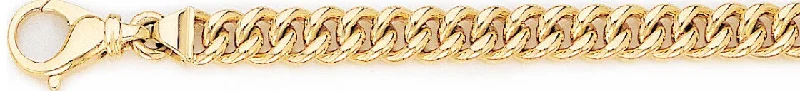 simple sterling silver bracelet -7.4mm Miami Cuban Curb Link Bracelet