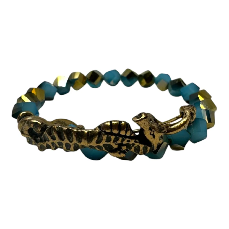 double wrap leather bracelet -Seahorse Bracelet Beaded By Alex And Ani