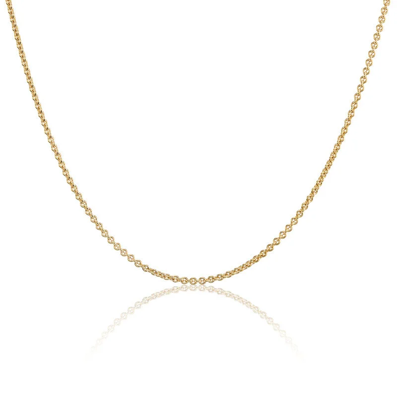 dainty silver necklace for layering -18kt Yellow Gold Chain