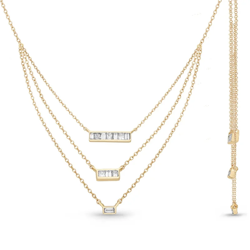 classic chain necklace for men -Yellow Gold Diamond Legendary Necklace