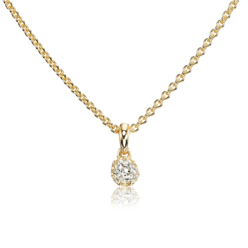 diamond heart necklace for women -Brigette Necklace 0.37