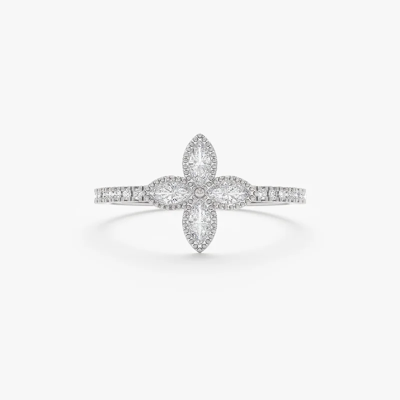 14k White Gold