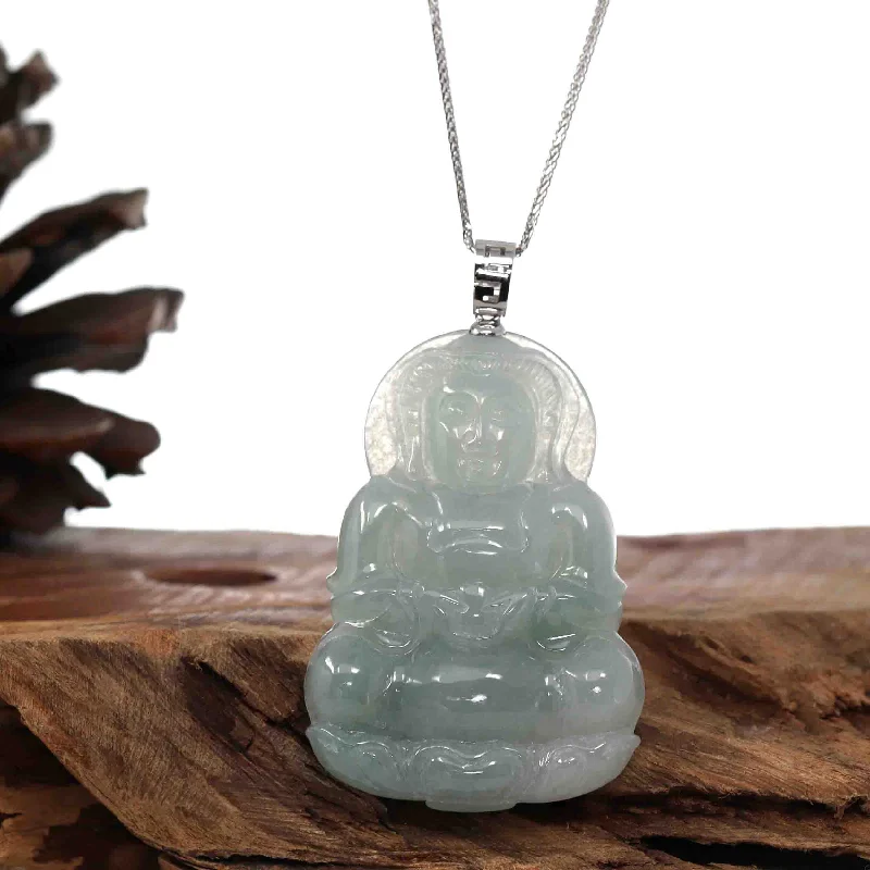 sterling silver bar necklace for women -RealJade® Co. "Goddess of Compassion" Genuine Burmese Jadeite Jade Guanyin Necklace With Good Luck Design 14K Gold  Bail