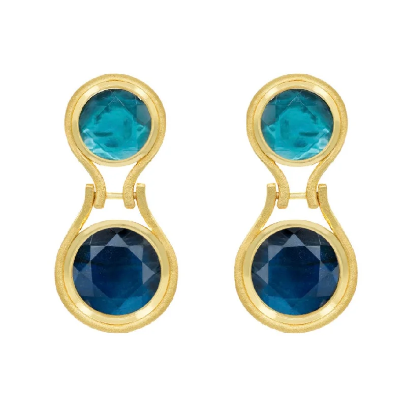 Gold earrings for trendy women -Anya Blue