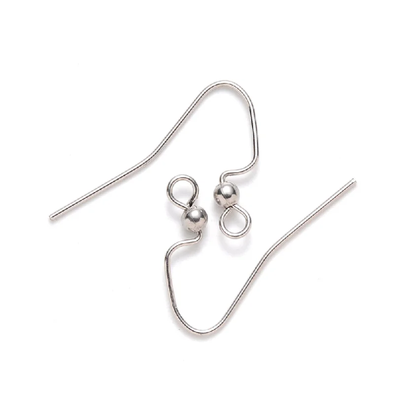 Abstract gold earrings for artistic fashion -10 Pcs, 17x22mm, 304 Stainless Steel Earring Hooks