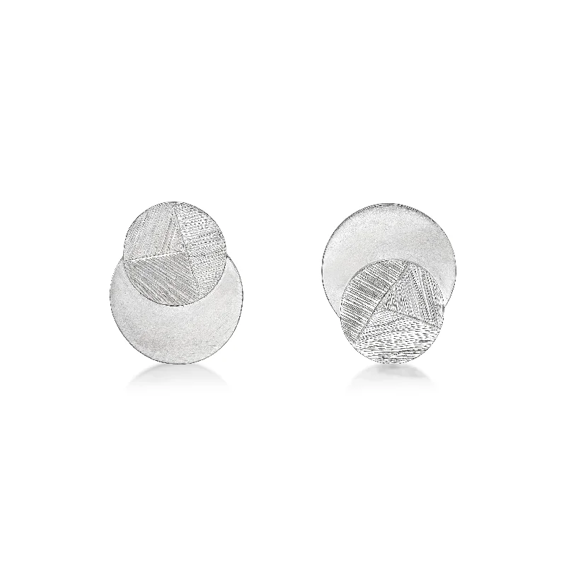 Geometric dangle earrings for unique fashion -Natalie Wong- Circular Stud Earrings