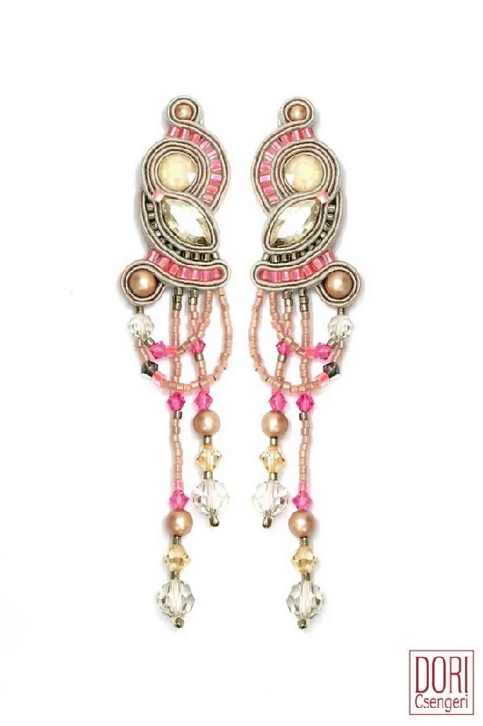 Luxurious gold earrings for bridal fashion -Obsessive Unique Earrings